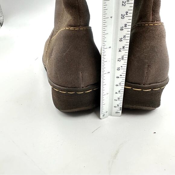 NEW - BORN women's wedge leather midcalf boots - brown - size 8.5 - Picture 6 of 14